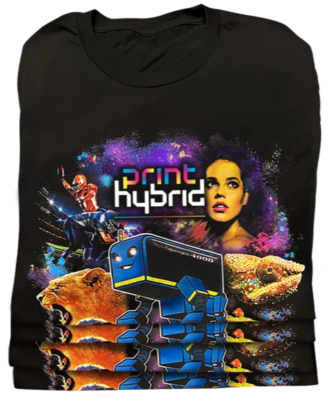 Custom printed shirts from Print Hybrid in Lubbock